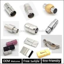 Wholesale Stainless Steel Magnetic Clasp for Leather Bracelet Free Sample & Welcome OEM BX999